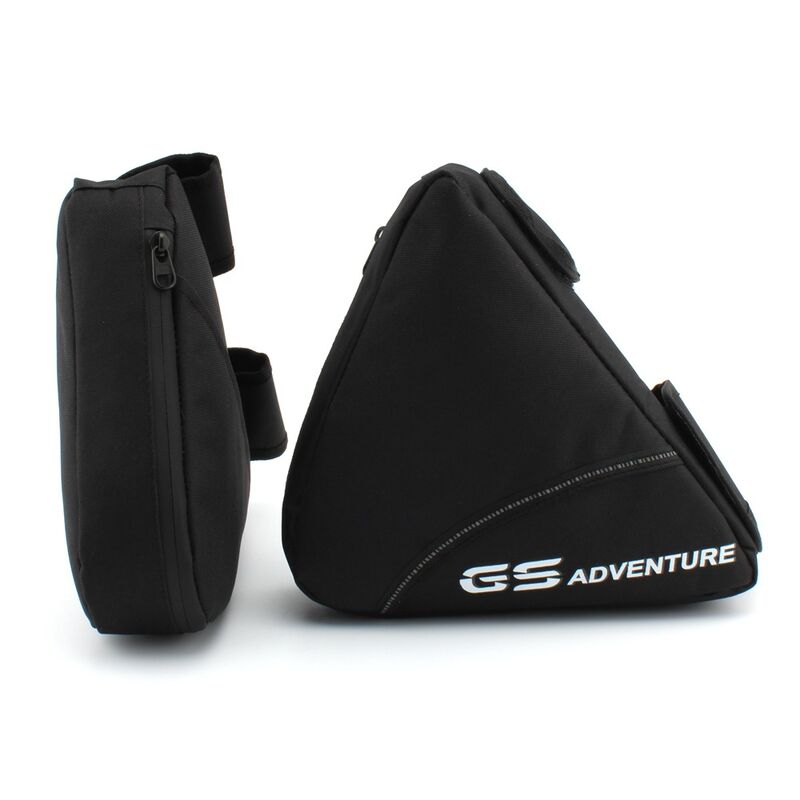 Сумка LFDKC на защитную дугу мотоцикла BMW R1200GS/R1250GS/F750GS/F850GS, пара, чёрная