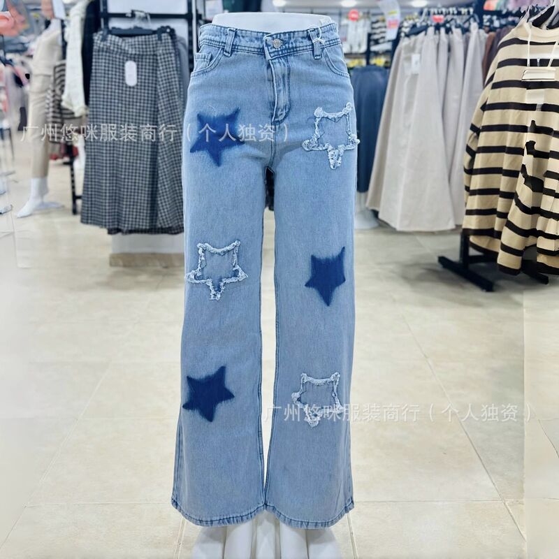 Женские джинсы бойфренд свободного кроя, высокая талия, S–5XL