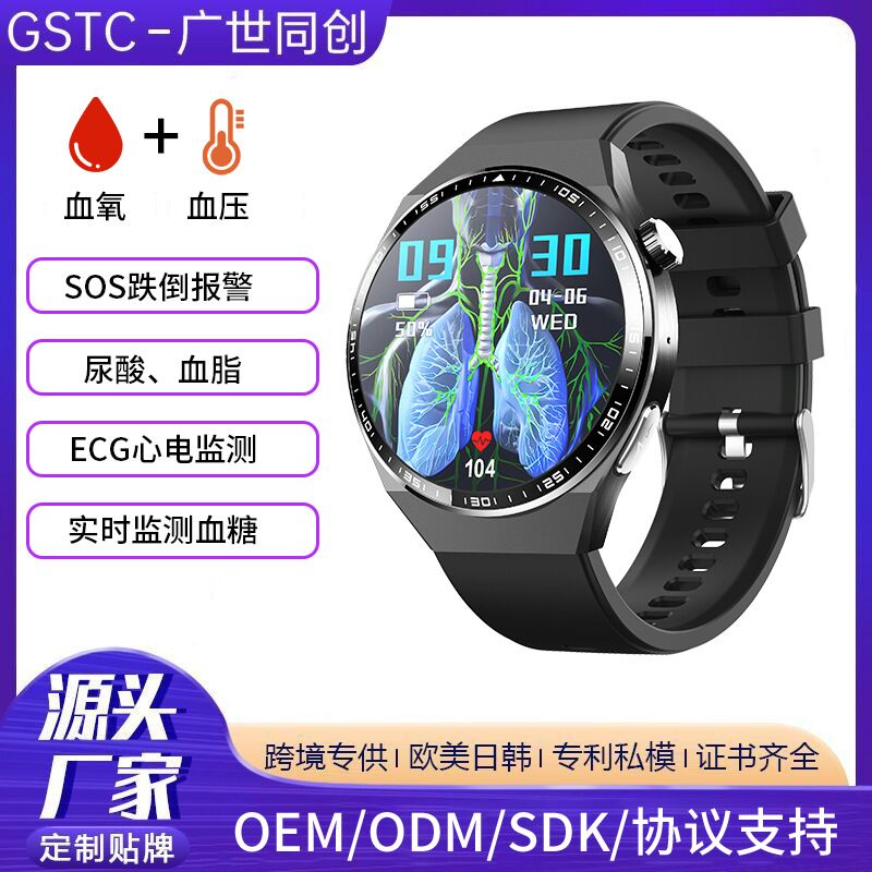Смарт-браслет F800 Bluetooth, измерение мочевой кислоты и липидов, SOS-сигнал при падении