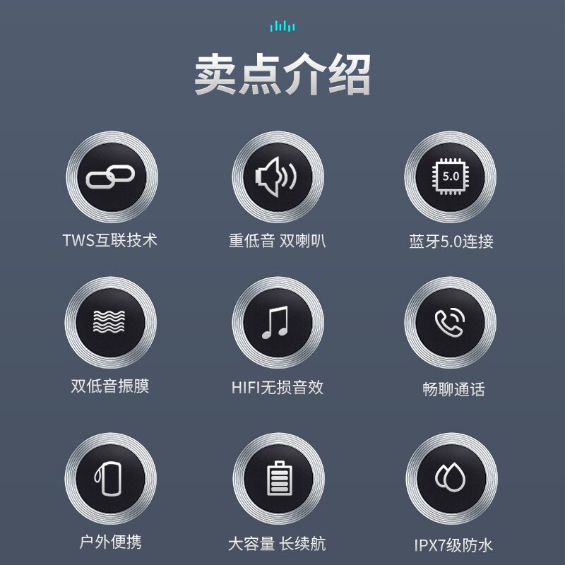 Портативная Bluetooth-колонка Yongwei Y669 с защитой от воды IPX4 и функцией TWS
