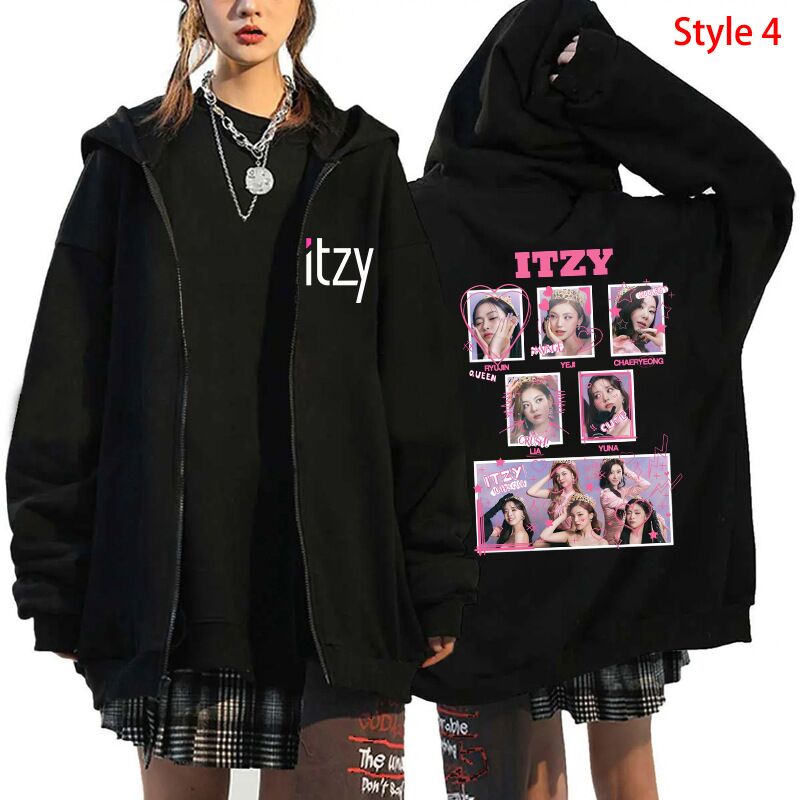 Худи Hookonyou унисекс в стиле Harajuku Kpop, свитшот-куртка с капюшоном