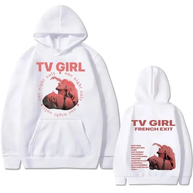 Худи Hookonyou с винтажным принтом TV Girl, капюшон, XS–XXXL