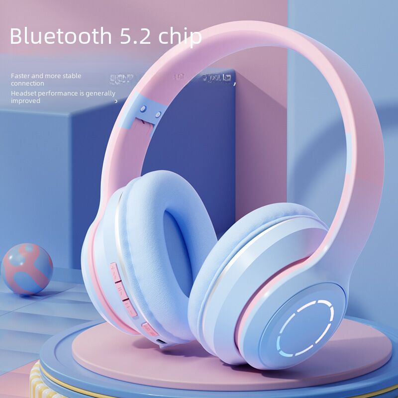ST99 — складные Bluetooth-наушники с градиентной расцветкой для игр