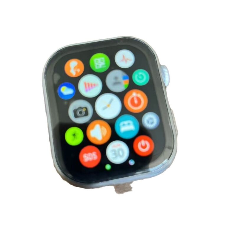 Смарт-часы S10/S9 с Bluetooth-звонками, пульсометром, беспроводной зарядкой, силиконовый ремешок