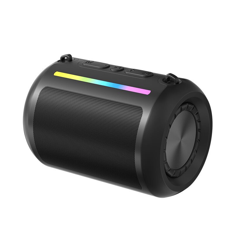 Bluetooth-колонка с RGB-подсветкой, компактная, увеличенное время работы