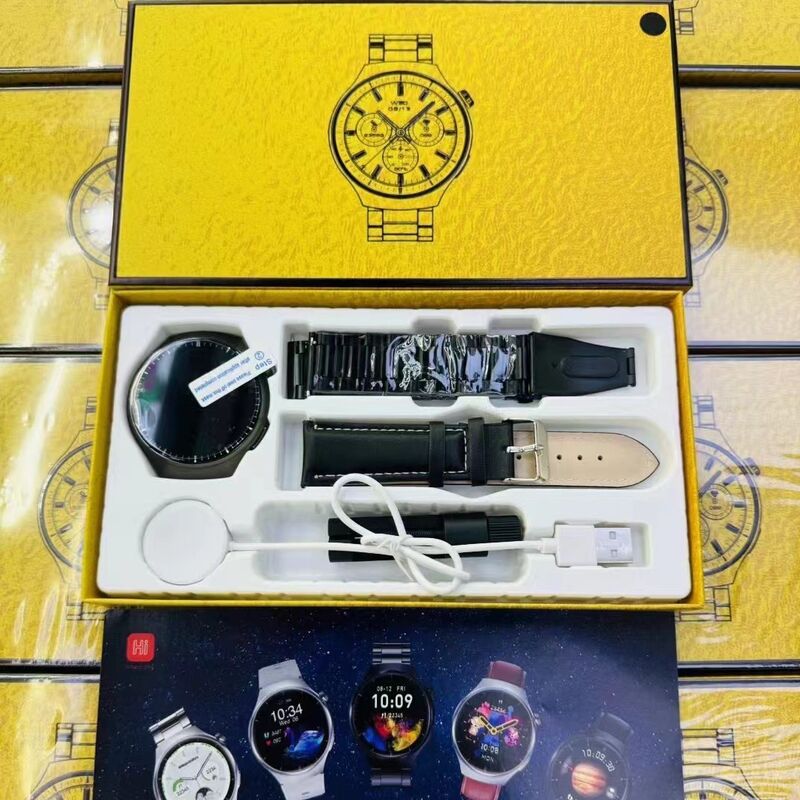 Смарт-часы Watch4 Pro, звонки по Bluetooth, пульсометр, беспроводная зарядка, платформа HiWatch