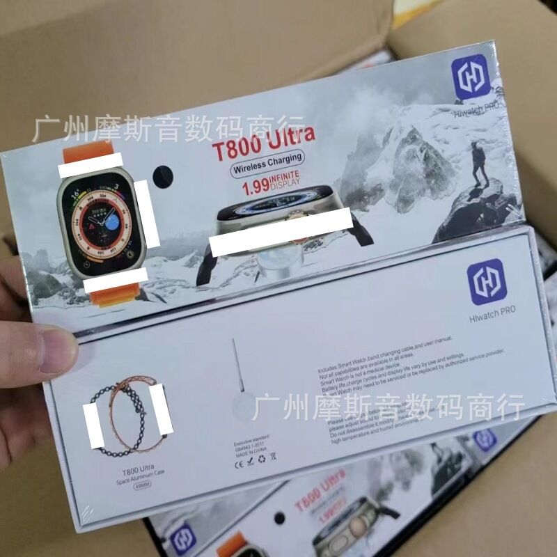Смарт-часы T10 Ultra/T800 Ultra/T900 Ultra мужские, звонки по Bluetooth, пульсометр