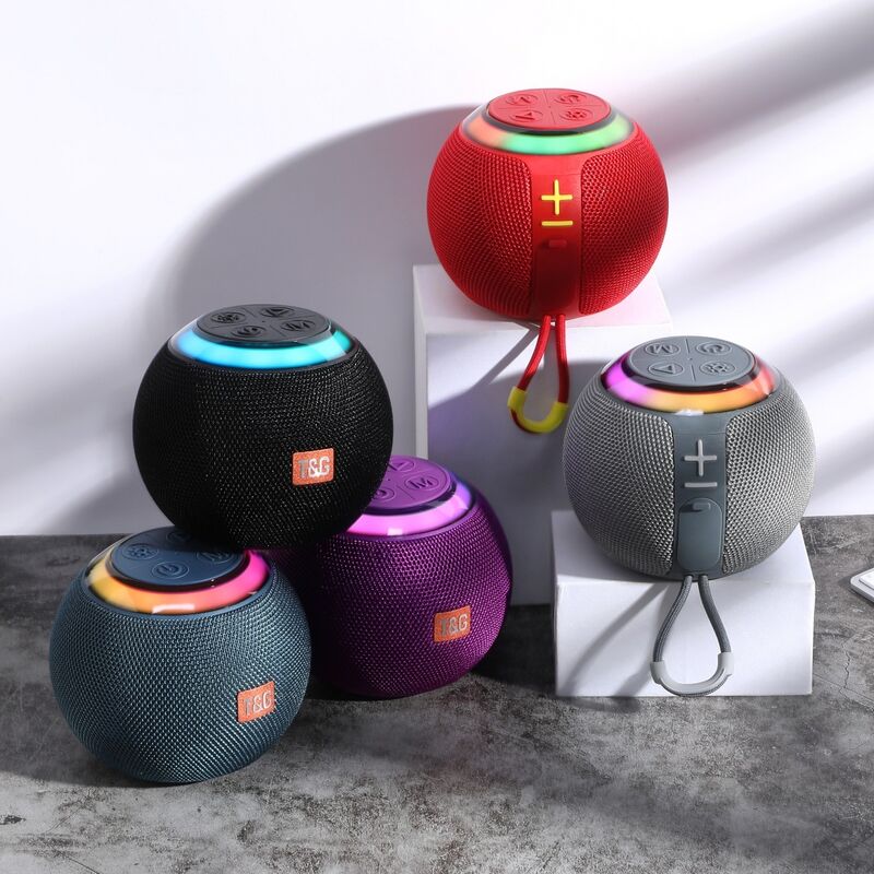 Bluetooth-колонка TG683 с цветной подсветкой, слотом для карты и USB
