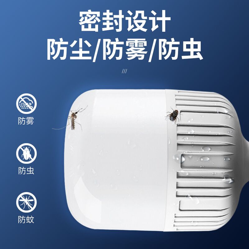 Лампа LED бюджетная, цоколь E27/B22, 5–200 Вт, IP42