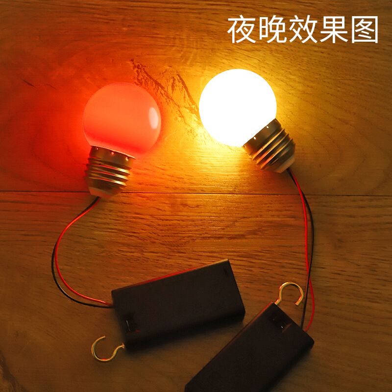 Wannengjia LED-лампа на батарейках 3V, с крючком и выключателем, для фонариков и декора