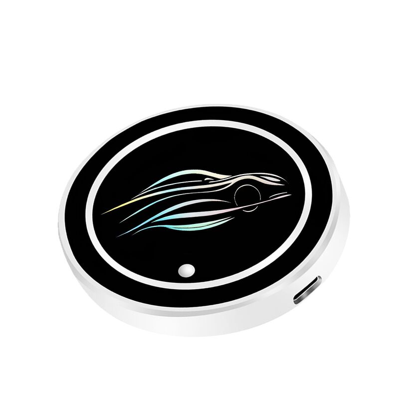 Светящийся автомобильный подстаканник с USB-зарядкой и цветной LED-подсветкой, сенсор
