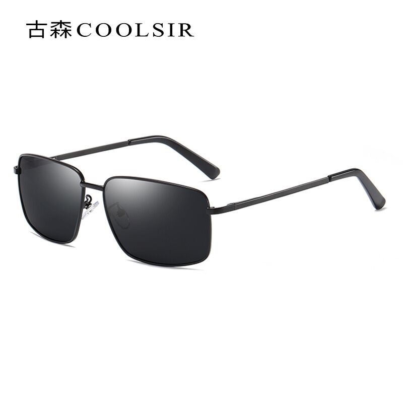 Мужские поляризационные солнцезащитные очки COOLSIR 6120, металлическая оправа, UV400