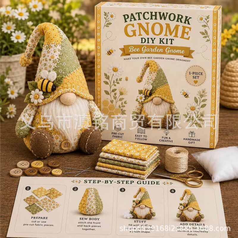 Набор DIY «Гоблин» из фетра и пряжи, ручное шитьё, декоративная игрушка