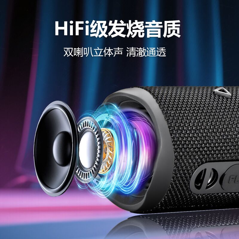 Портативная Bluetooth-колонка с TWS-подключением, слотом для карты памяти и функцией звонков