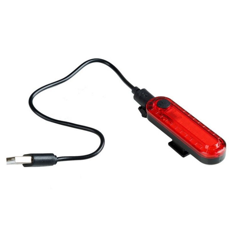 Задний фонарь для велосипеда с USB-зарядкой, LED, для горного велосипеда и фикса