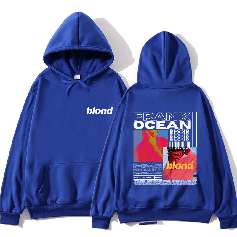 Худи с капюшоном и принтом Frank Ocean Blonde, мужское