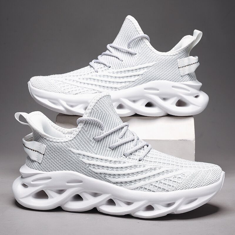 Кроссовки мужские сетчатые (flyknit), лёгкие, скрученная подошва, размеры 34–47