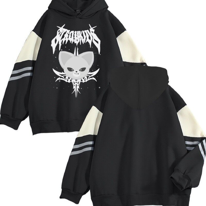 Худи Stray Kids Bangchan Felix Hyunjin, свитшот с капюшоном, унисекс, S–3XL