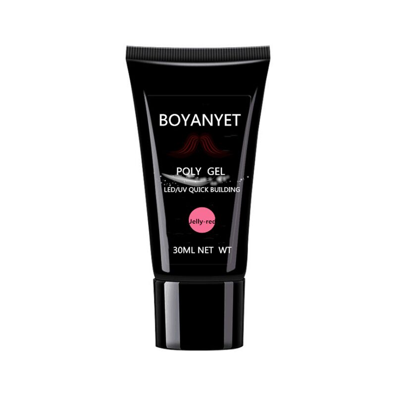 Гель для наращивания ногтей Boyan Zunshang, poly gel УФ/LED, набор без бумажных форм для начинающих