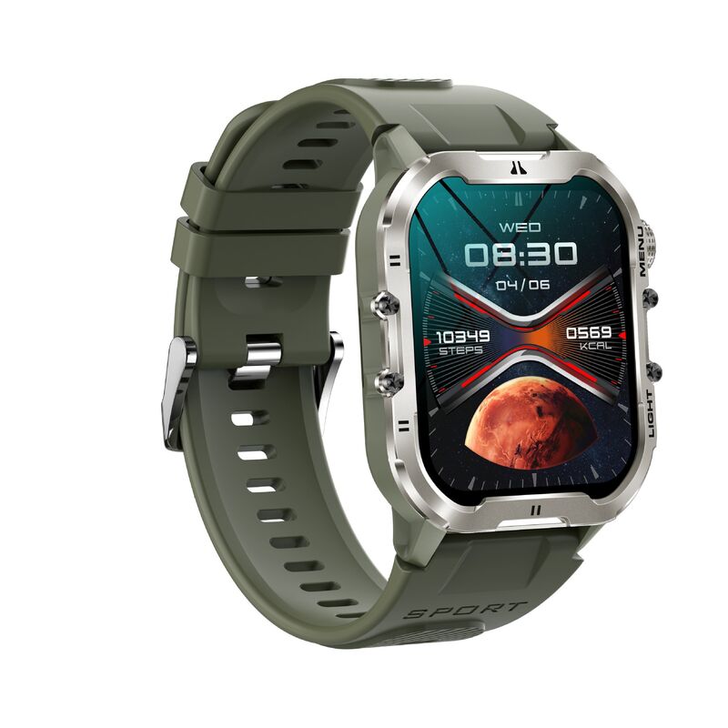 Защищённые смарт-часы YSCEN T26 с фонариком, экран 1,39″, Bluetooth-звонки