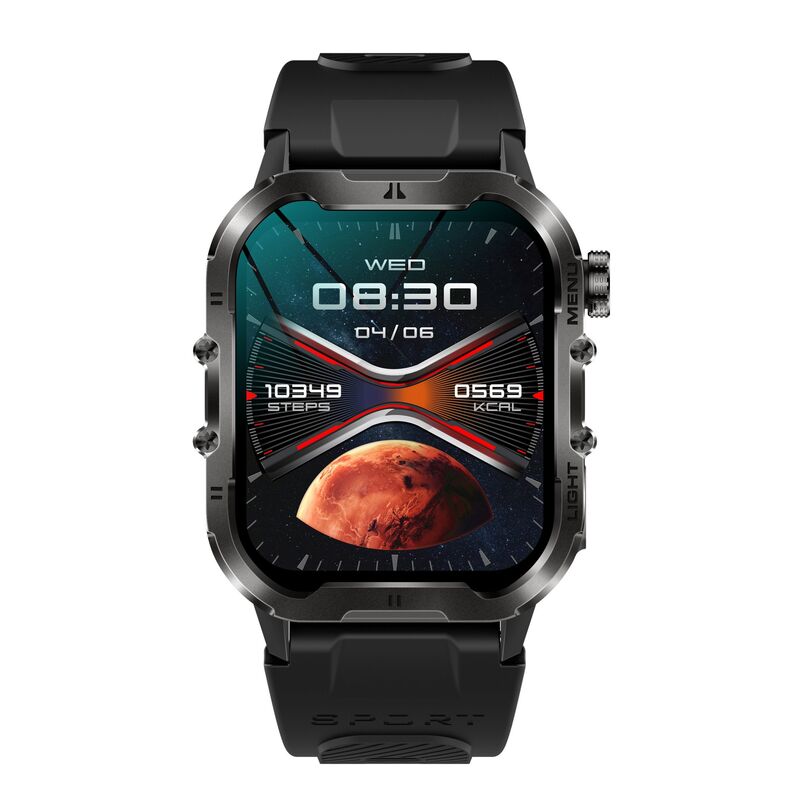 Защищённые смарт-часы YSCEN T26 с фонариком, экран 1,39″, Bluetooth-звонки