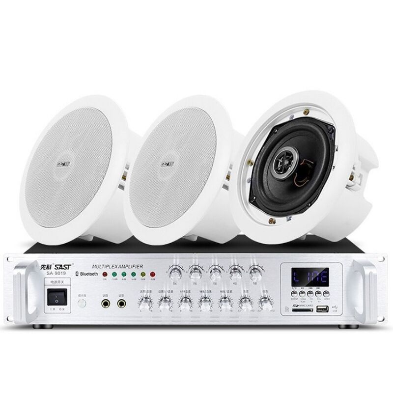 Потолочная колонка SAST S4-1, коаксиальная, Bluetooth, для встраиваемых систем фоновой музыки
