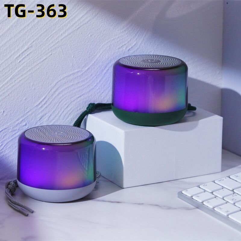 Портативная Bluetooth-колонка TG363 с подсветкой, слот TF/USB, IPX4