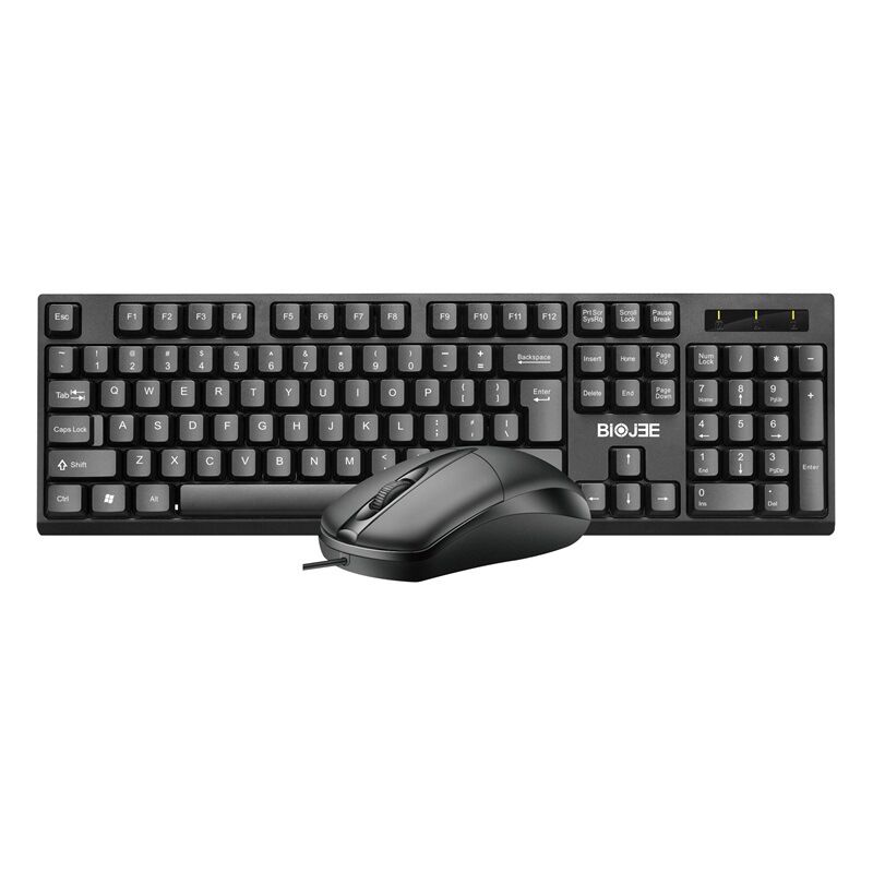 Проводной комплект клавиатура и мышь T19B, USB, для настольного компьютера и ноутбука