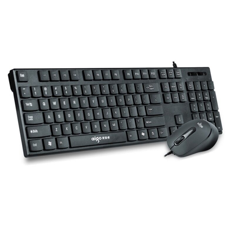 Проводной комплект клавиатура и мышь Patriot WQ9521, USB, клавиши шоколадного типа, для офиса
