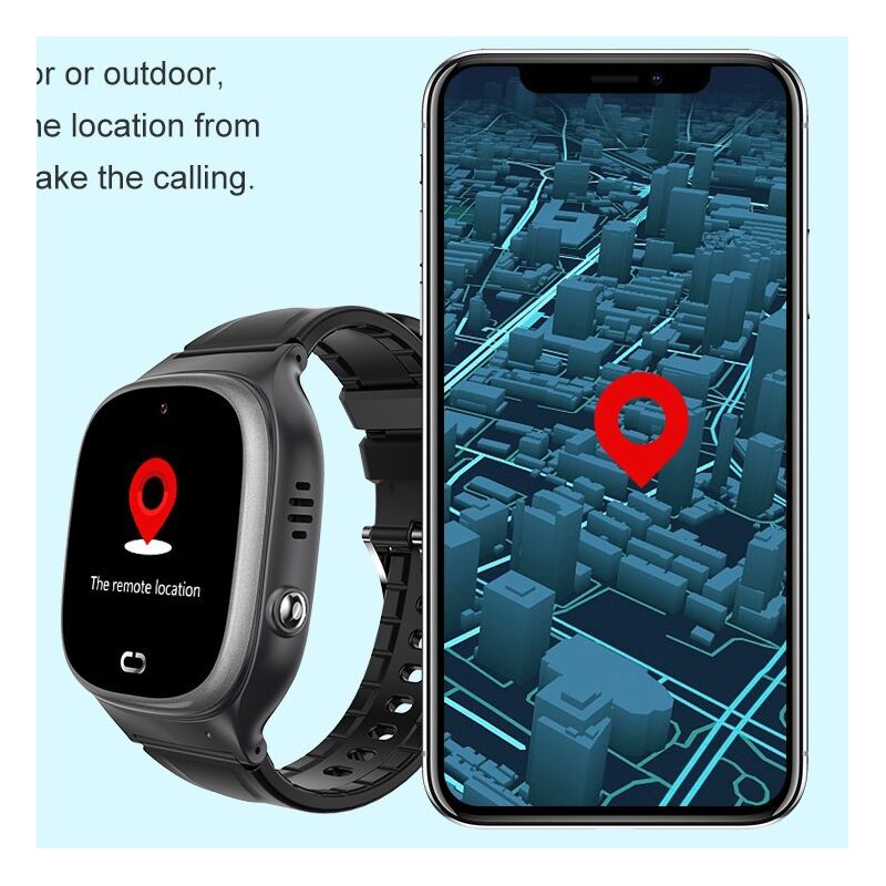 Детские смарт-часы с SIM-картой, GPS-трекером, камерой и сенсорным экраном