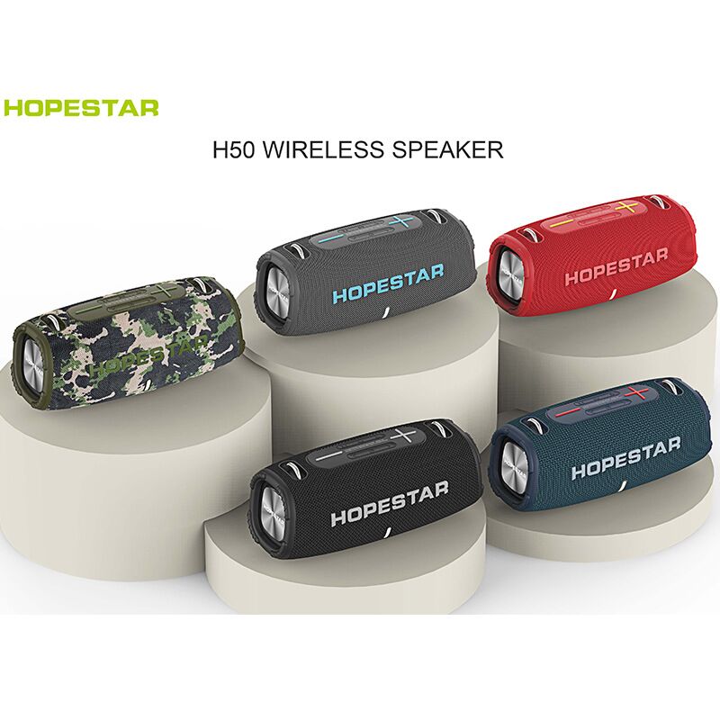 Bluetooth-колонка HOPESTAR H50, портативная, FM-радио, ремень для переноски, IPX6