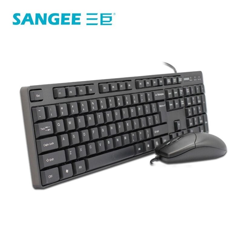 Комплект клавиатура и мышь Sangee G2, проводной, для игр, офиса и дома