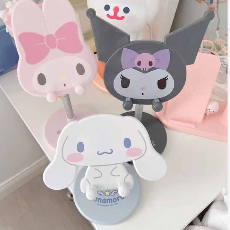 Настольная подставка для телефона с персонажами Sanrio, регулируемая по высоте