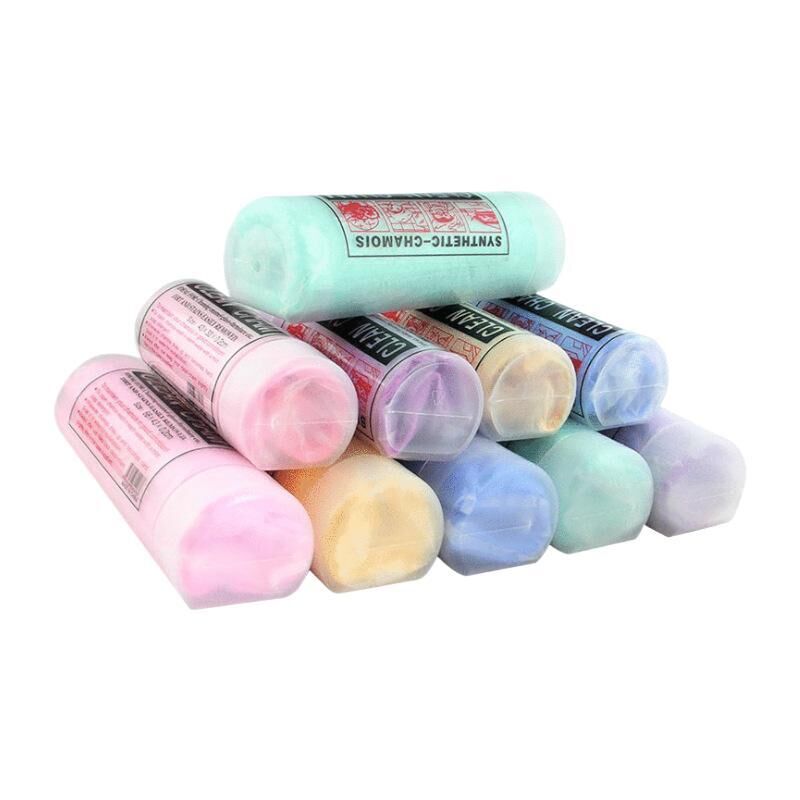 Салфетка из PVA-замши для мойки автомобиля, впитывающая, 43×32 и 66×43 см, для сушки питомцев