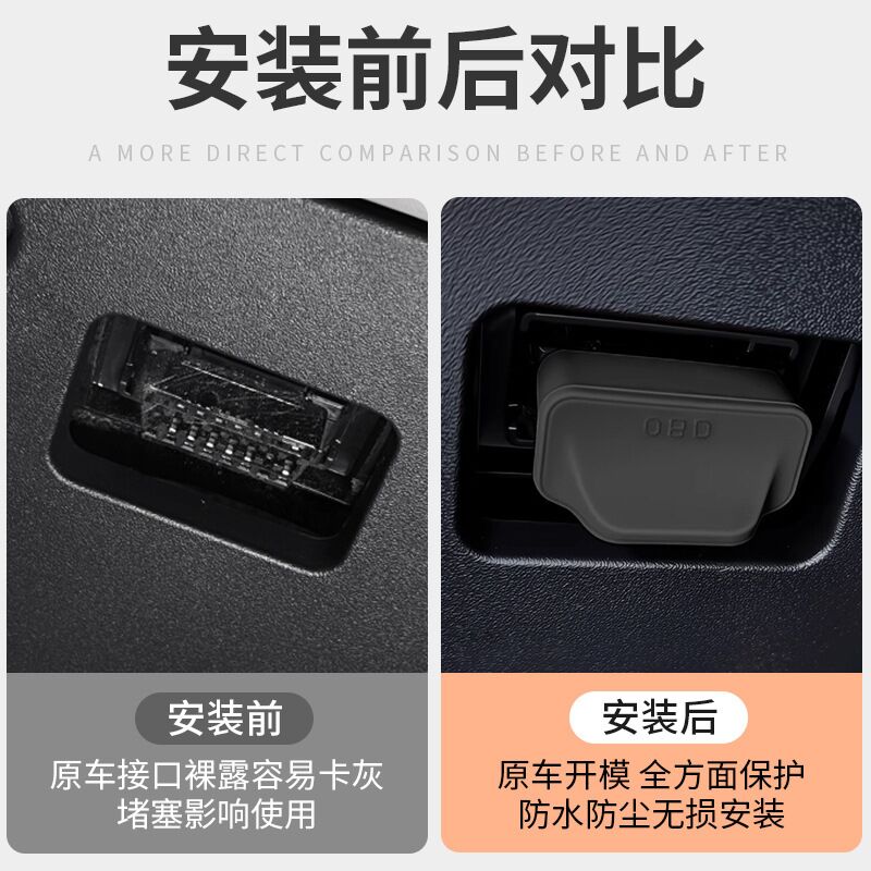 Силиконовая защитная крышка диагностического разъёма OBD для AITO, Li Auto, Lynk & Co, VW, Xpeng, Tesla