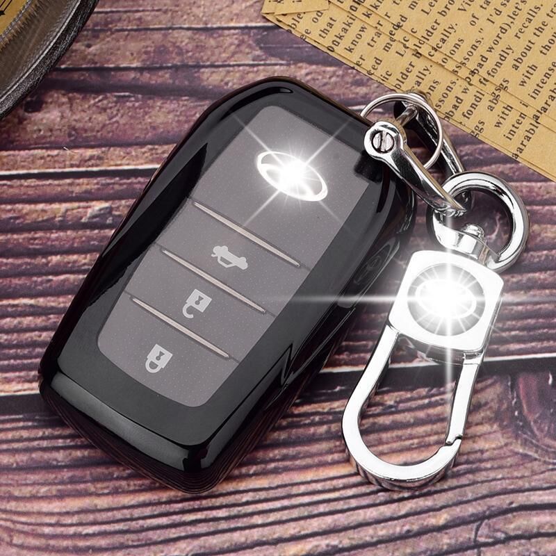 Чехол для ключа Toyota Corolla, Highlander, Crown, Land Cruiser Prado, Levin, Camry, TPU