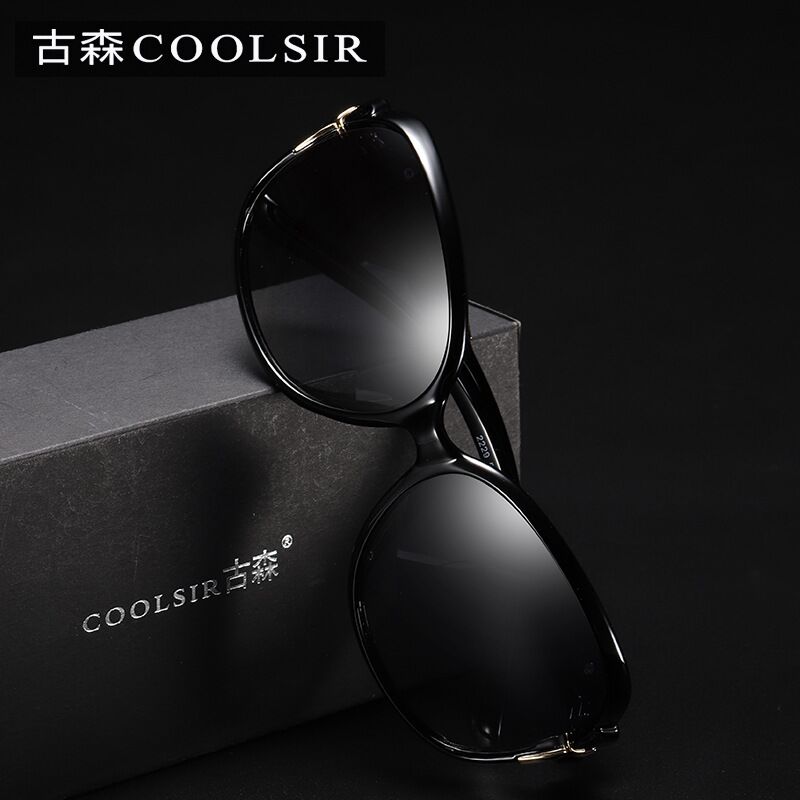 Солнцезащитные очки женские Coolsir 2229 поляризационные, овальная оправа, ретро, UV400