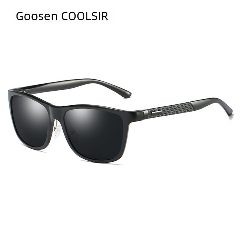 Поляризационные солнцезащитные очки COOLSIR 8587, оправа из алюминиево-магниевого сплава, UV400