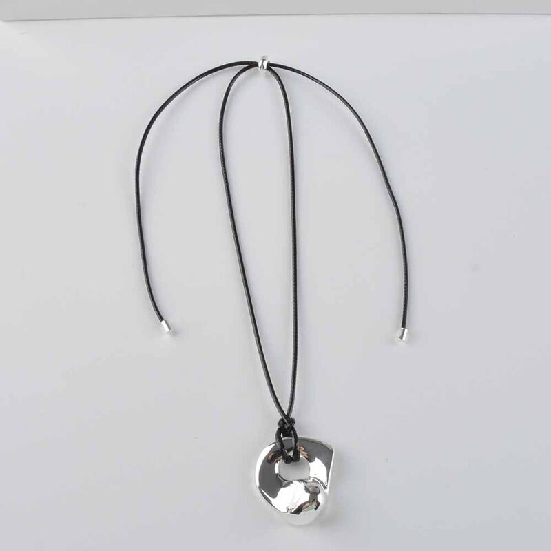 Длинное колье Kaitin Jewelry с ажурной геометрической подвеской, цинковый сплав, регулируемая длина