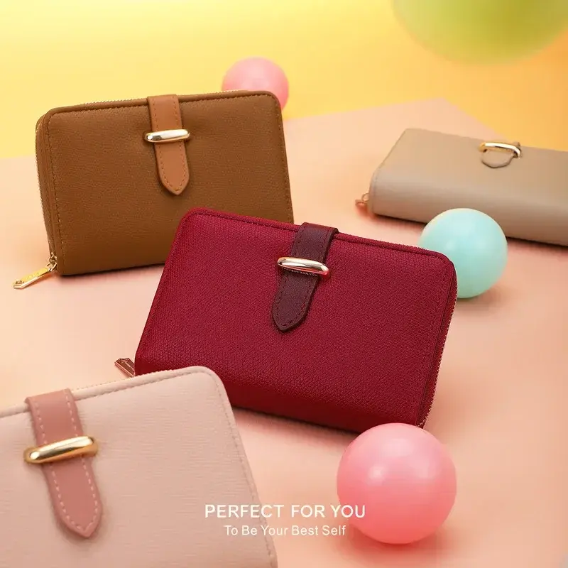 Кошелёк женский PERFECT FOR YOU 6408-003, экокожа с фактурой «флотер», много отделений для карт