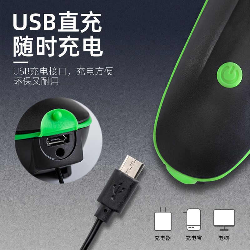Велофара 7588 с электронным сигналом, зарядка USB-C, влагозащищённая, крепление на руль