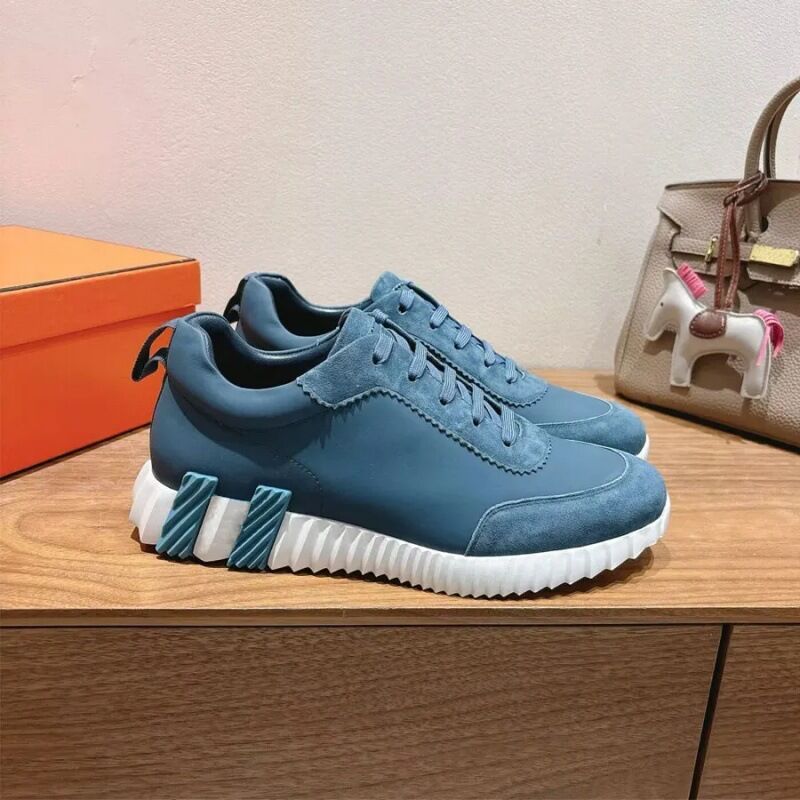 Кеды German Trainer Maison Designer унисекс, кожаные вставки, плоская подошва, 20 расцветок