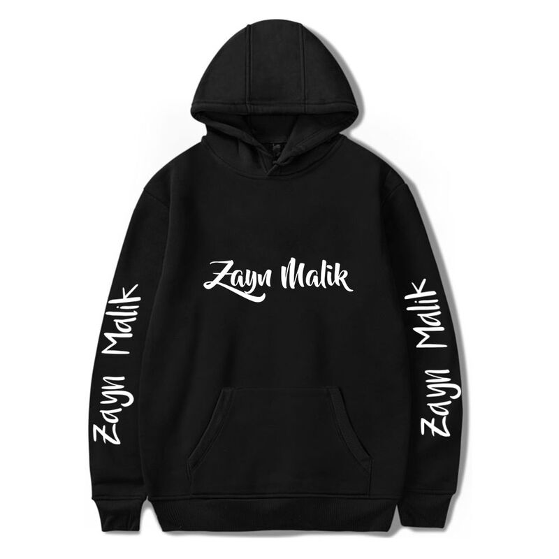 Худи Zayn Malik унисекс, пуловер с капюшоном, свободный крой, длинный рукав, 24 цвета