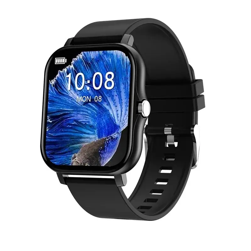 Смарт-браслет 1,69″ с Bluetooth-звонками, пульсометром, давлением, шагомером, защита IP67