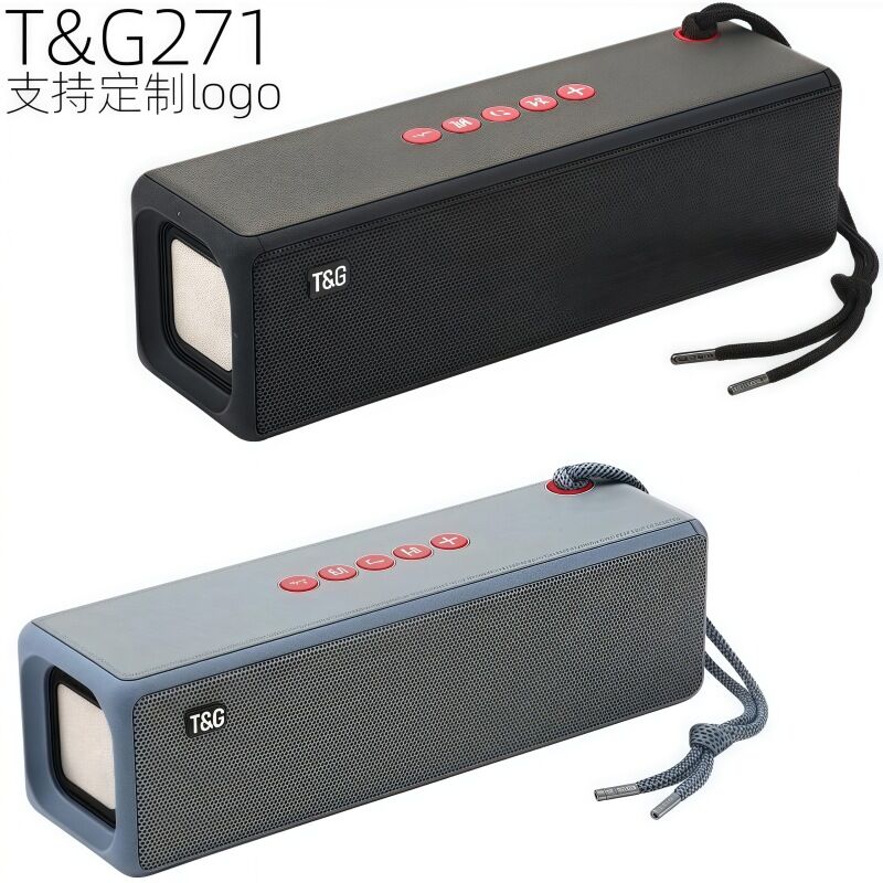 Портативная Bluetooth-колонка TG TG271 с ручкой, 2 динамика, Bluetooth 5.3, громкая связь