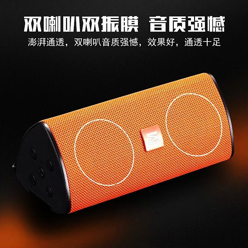 Портативная Bluetooth-колонка BISIDEE E330T, 2 динамика, слот для карты памяти, защита IPX3