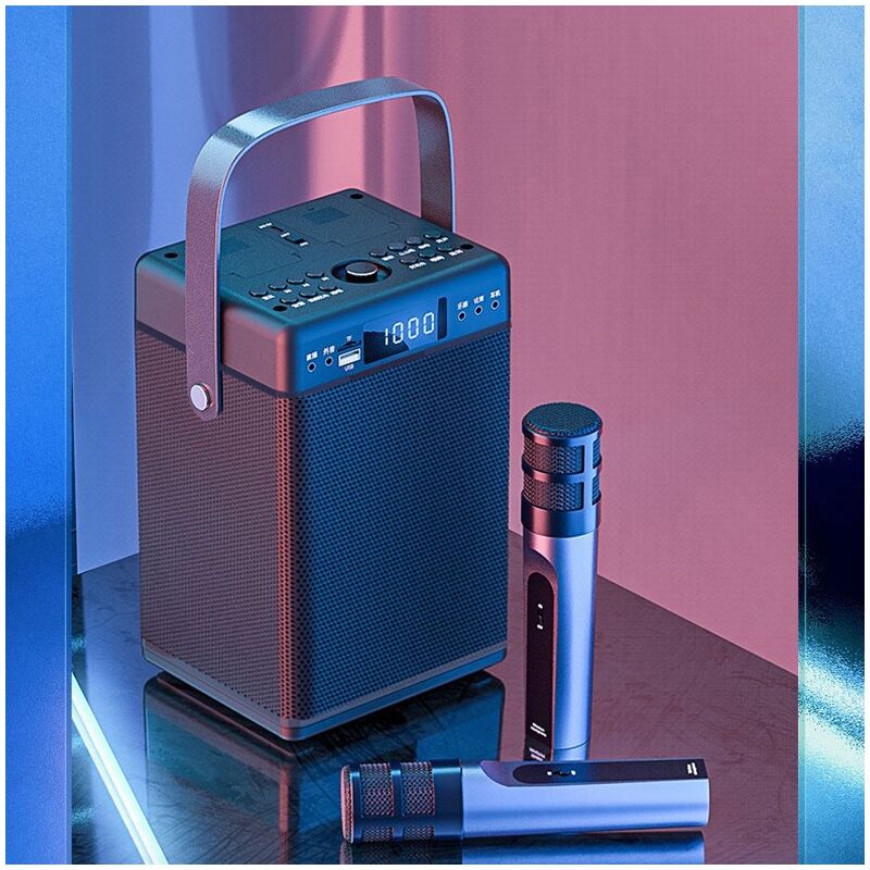 Караоке-колонка WENGEAUDIO W400 со звуковой картой для стриминга, Bluetooth 5.0, 30 Вт