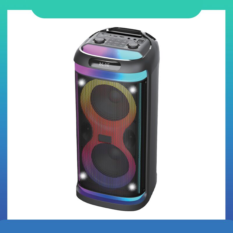Колонка для вечеринок Topsound G360 с RGB-подсветкой, 2 динамика 6,5 дюйма, 60 Вт, Bluetooth