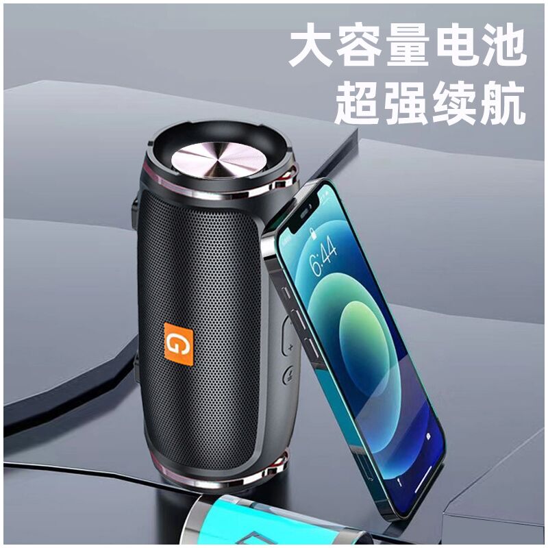 Портативная Bluetooth-колонка с двумя динамиками и усиленным басом, 6 Вт, Bluetooth 5.0