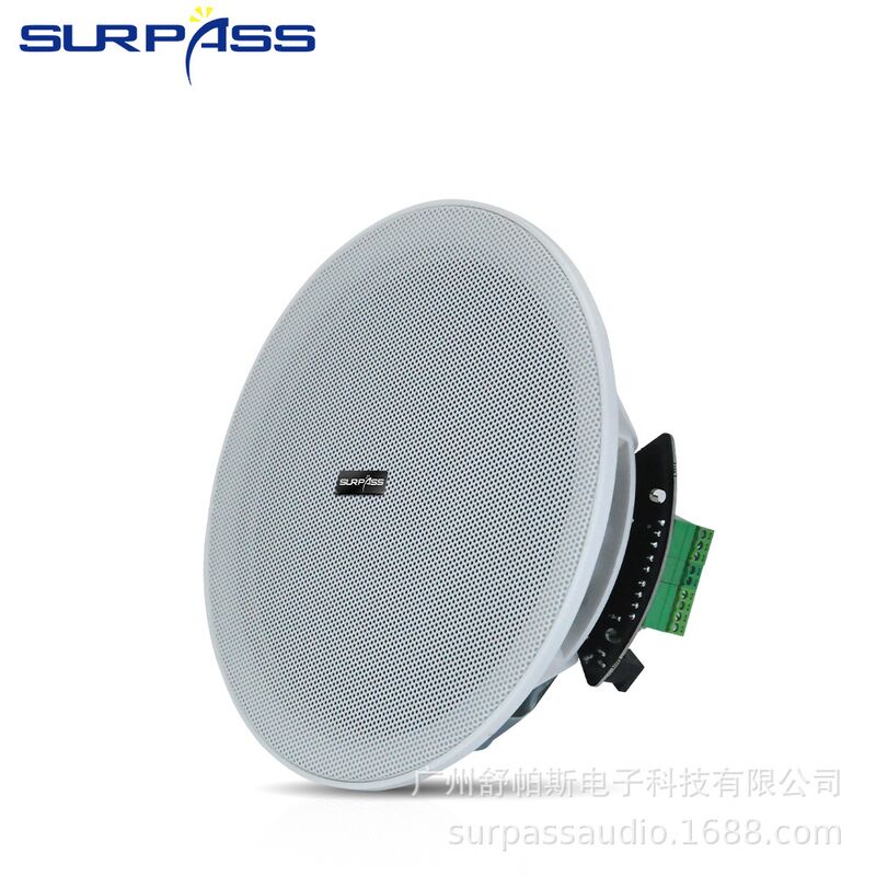 Потолочная Bluetooth-колонка SURPSS BT6201, встраиваемая, динамик 6", 10 Вт, питание 110–220 В